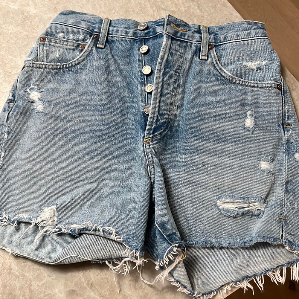 AGOLDE Parker Vintage Cut Off Shorts